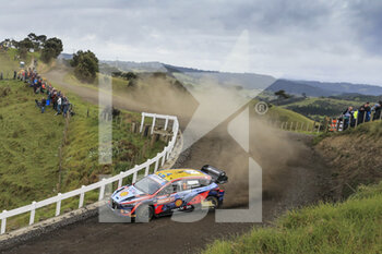 2022-09-29 - 02 SOLBERG Olivier (swe), EDMONDSON Elliot (gbr), Hyundai Shell Mobis World Rally Team, Hyundai i20 N Rally 1, action during the Rally New Zealand 2022, 11th round of the 2022 WRC World Rally Car Championship, from September 29 to October 2, 2022 at Auckland, New Zealand - AUTO - WRC - RALLY NEW ZEALAND 2022 - RALLY - MOTORS
