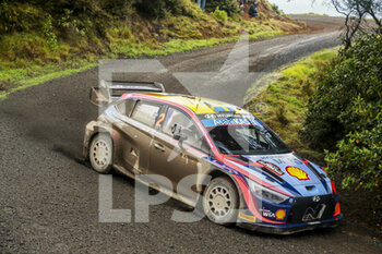 2022-09-30 - 02 SOLBERG Olivier (swe), EDMONDSON Elliot (gbr), Hyundai Shell Mobis World Rally Team, Hyundai i20 N Rally 1, action during the Rally New Zealand 2022, 11th round of the 2022 WRC World Rally Car Championship, from September 29 to October 2, 2022 at Auckland, New Zealand - AUTO - WRC - RALLY NEW ZEALAND 2022 - RALLY - MOTORS
