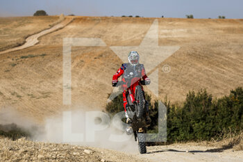 2022-10-17 - 42 VAN BEVEREN Adrien (fra), Monster Energy Honda Team 2022, Honda CRF 450 Rally, FIM W2RC, Moto, action during the Private Test of the Andalucia Rally 2022, 4th round of the 2022 FIA World Rally-Raid Championship, from October 17 to 18, 2022 in Sevilla, Spain - AUTO - ANDALUCIA RALLY 2022 - RALLY - MOTORS