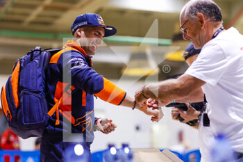2022-10-18 - BENAVIDES Kevin (arg), Red Bull KTM Factory Racing, KTM 450 Rally Factory, FIM W2RC, Moto, portrait during the Administrative and Technical verifications of the Andalucia Rally 2022, 4th round of the 2022 FIA World Rally-Raid Championship, from October 18 to 19, 2022 in Sevilla, Spain - AUTO - ANDALUCIA RALLY 2022 - RALLY - MOTORS