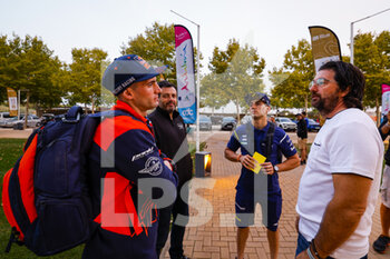 2022-10-18 - BENAVIDES Kevin (arg), Red Bull KTM Factory Racing, KTM 450 Rally Factory, FIM W2RC, Moto, CASTERA David, Director of the Andalucia Rally, portrait during the Administrative and Technical verifications of the Andalucia Rally 2022, 4th round of the 2022 FIA World Rally-Raid Championship, from October 18 to 19, 2022 in Sevilla, Spain - AUTO - ANDALUCIA RALLY 2022 - RALLY - MOTORS