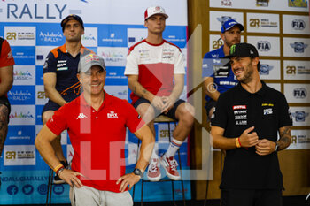 2022-10-18 - LOEB Sébastien (fra), Bahrain Raid Xtreme, Prodrive Hunter, FIA W2RC, Auto, JONES Austin (usa), Can-Am Factory South Racing, BRP Can-Am Maverick XRS Turbo, FIA W2RC, Auto, portrait during the press conference of the Andalucia Rally 2022, 4th round of the 2022 FIA World Rally-Raid Championship, from October 18 to 19, 2022 in Sevilla, Spain - AUTO - ANDALUCIA RALLY 2022 - RALLY - MOTORS