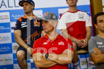 2022-10-18 - LOEB Sébastien (fra), Bahrain Raid Xtreme, Prodrive Hunter, FIA W2RC, Auto, portrait during the press conference of the Andalucia Rally 2022, 4th round of the 2022 FIA World Rally-Raid Championship, from October 18 to 19, 2022 in Sevilla, Spain - AUTO - ANDALUCIA RALLY 2022 - RALLY - MOTORS
