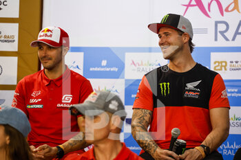 2022-10-18 - BRABEC Ricky (usa), Monster Energy Honda Team 2022, Honda CRF 450 Rally, FIM W2RC, Moto, portrait during the press conference of the Andalucia Rally 2022, 4th round of the 2022 FIA World Rally-Raid Championship, from October 18 to 19, 2022 in Sevilla, Spain - AUTO - ANDALUCIA RALLY 2022 - RALLY - MOTORS