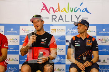 2022-10-18 - BRABEC Ricky (usa), Monster Energy Honda Team 2022, Honda CRF 450 Rally, FIM W2RC, Moto, portrait during the press conference of the Andalucia Rally 2022, 4th round of the 2022 FIA World Rally-Raid Championship, from October 18 to 19, 2022 in Sevilla, Spain - AUTO - ANDALUCIA RALLY 2022 - RALLY - MOTORS