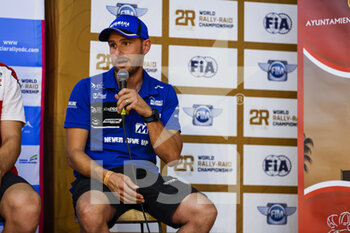 2022-10-18 - GIROUD Alexandre (fra), Yamaha Racing - SMX - Drag'On, Yamaha 700, FIM W2RC, Quad, portrait during the press conference of the Andalucia Rally 2022, 4th round of the 2022 FIA World Rally-Raid Championship, from October 18 to 19, 2022 in Sevilla, Spain - AUTO - ANDALUCIA RALLY 2022 - RALLY - MOTORS