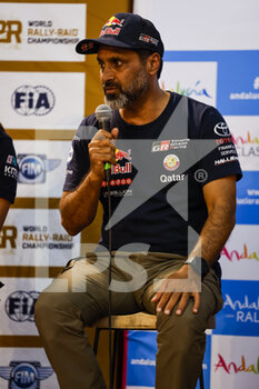 2022-10-18 - AL-ATTIYAH Nasser (qat), Toyota Gazoo Racing, Toyota GR DKR Hilux, FIA W2RC, Auto, portrait during the press conference of the Andalucia Rally 2022, 4th round of the 2022 FIA World Rally-Raid Championship, from October 18 to 19, 2022 in Sevilla, Spain - AUTO - ANDALUCIA RALLY 2022 - RALLY - MOTORS