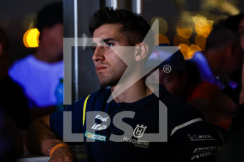 2022-10-18 - BENAVIDES Luciano (arg), Husqvarna Factory Racing, Husqvarna 450 Rally Factory, FIM W2RC, Moto, portrait during the General Briefing of the Andalucia Rally 2022, 4th round of the 2022 FIA World Rally-Raid Championship, on October 18, 2022 in Sevilla, Spain - AUTO - ANDALUCIA RALLY 2022 - RALLY - MOTORS