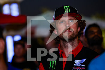 2022-10-18 - VAN BEVEREN Adrien (fra), Monster Energy Honda Team 2022, Honda CRF 450 Rally, FIM W2RC, Moto, portrait during the General Briefing of the Andalucia Rally 2022, 4th round of the 2022 FIA World Rally-Raid Championship, on October 18, 2022 in Sevilla, Spain - AUTO - ANDALUCIA RALLY 2022 - RALLY - MOTORS