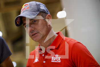 2022-10-19 - LOEB Sébastien (fra), Bahrain Raid Xtreme, Prodrive Hunter, FIA W2RC, Auto, portrait during the Administrative and Technical verifications of the Andalucia Rally 2022, 4th round of the 2022 FIA World Rally-Raid Championship, from October 18 to 19, 2022 in Sevilla, Spain - AUTO - ANDALUCIA RALLY 2022 - RALLY - MOTORS