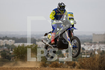 2022-10-19 - 15 SANTOLINO Lorenzo (spa), Sherco TVS Rally Factory, Sherco Factory 450 SEF Rally, FIM W2RC, Moto, action during the Prologue of the Andalucia Rally 2022, 4th round of the 2022 FIA World Rally-Raid Championship, on October 19, 2022 in Sevilla, Spain - AUTO - ANDALUCIA RALLY 2022 - RALLY - MOTORS
