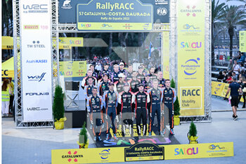 2022-10-20 - Drivers photo in Salou - FIA WORLD RALLY CHAMPIONSHIP -WRC-RALLYRACC-CATALUNYA RALLY DE ESPANA 2022 - RALLY - MOTORS
