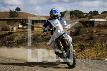 2022-10-22 - 102 DUMONTIER Romain (fra), Team Dumontier Racing, Husqvarna 450 Rally, FIM W2RC, Moto, action during the Stage 3 of the Andalucia Rally 2022, 4th round of the 2022 FIA World Rally-Raid Championship, on October 22, 2022 in Sevilla, Spain - AUTO - ANDALUCIA RALLY 2022 - RALLY - MOTORS