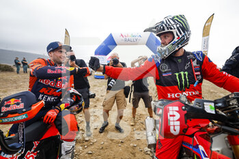 2022-10-23 - BENAVIDES Kevin (arg), Red Bull KTM Factory Racing, KTM 450 Rally Factory, FIM W2RC, Moto, VAN BEVEREN Adrien (fra), Monster Energy Honda Team 2022, Honda CRF 450 Rally, FIM W2RC, Moto, portrait during the Stage 4 of the Andalucia Rally 2022, 4th round of the 2022 FIA World Rally-Raid Championship, on October 23, 2022 in Sevilla, Spain - AUTO - ANDALUCIA RALLY 2022 - RALLY - MOTORS