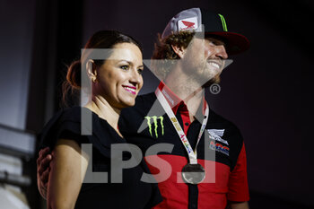 2022-10-23 - VAN BEVEREN Adrien (fra), Monster Energy Honda Team 2022, Honda CRF 450 Rally, FIM W2RC, Moto, portrait during the Official Award Giving Ceremony of the Andalucia Rally 2022, 4th round of the 2022 FIA World Rally-Raid Championship, on October 23, 2022 in Sevilla, Spain - AUTO - ANDALUCIA RALLY 2022 - RALLY - MOTORS