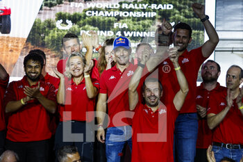 2022-10-23 - LOEB Sébastien (fra), Bahrain Raid Xtreme, Prodrive Hunter, FIA W2RC, Auto, portrait during the Official Award Giving Ceremony of the Andalucia Rally 2022, 4th round of the 2022 FIA World Rally-Raid Championship, on October 23, 2022 in Sevilla, Spain - AUTO - ANDALUCIA RALLY 2022 - RALLY - MOTORS