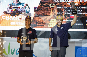 2022-10-23 - CONTARDO LOPEZ Francisco (chl), South Racing Can-Am, Can-Am Maverick, FIA W2RC, Auto, portrait during the Official Award Giving Ceremony of the Andalucia Rally 2022, 4th round of the 2022 FIA World Rally-Raid Championship, on October 23, 2022 in Sevilla, Spain - AUTO - ANDALUCIA RALLY 2022 - RALLY - MOTORS
