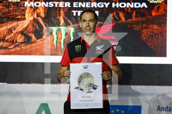2022-10-23 - Honda Team during the Official Award Giving Ceremony of the Andalucia Rally 2022, 4th round of the 2022 FIA World Rally-Raid Championship, on October 23, 2022 in Sevilla, Spain - AUTO - ANDALUCIA RALLY 2022 - RALLY - MOTORS