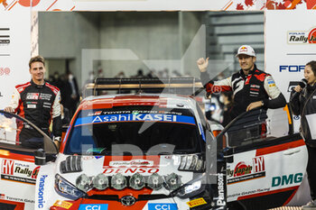 2022-11-10 - OGIER Sebastien (fra), Toyota Gazoo Racing WRT, Toyota GR Yaris Rally 1, portrait LANDAIS Vincent (far), Toyota Gazoo Racing WRT, Toyota GR Yaris Rally 1, portrait during the Rally Japan 2022, 13th round of the 2022 WRC World Rally Car Championship, from November 10 to 13, 2022 at Nagoya, Japan - AUTO - WRC - RALLY JAPAN 2022 - RALLY - MOTORS