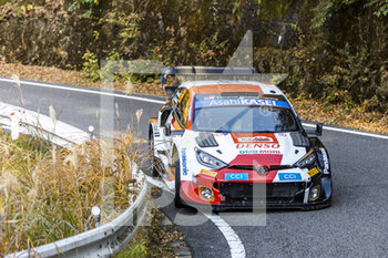 11/11/2022 - 69 ROVANPERA Kalle (fin), HALTTUNEN Jonne (FIN), Toyota Gazoo Racing WRT, Toyota GR Yaris Rally 1, action during the Rally Japan 2022, 13th round of the 2022 WRC World Rally Car Championship, from November 10 to 13, 2022 at Nagoya, Japan - AUTO - WRC - RALLY JAPAN 2022 - RALLY - MOTORI
