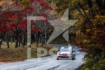 11/11/2022 - 69 ROVANPERA Kalle (fin), HALTTUNEN Jonne (FIN), Toyota Gazoo Racing WRT, Toyota GR Yaris Rally 1, action during the Rally Japan 2022, 13th round of the 2022 WRC World Rally Car Championship, from November 10 to 13, 2022 at Nagoya, Japan - AUTO - WRC - RALLY JAPAN 2022 - RALLY - MOTORI