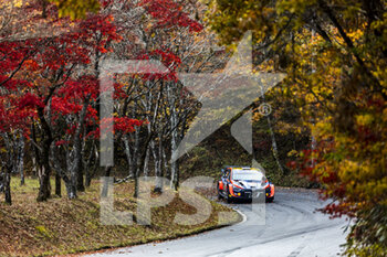 11/11/2022 - 08 TANAK Ott (est), JARVEOJA Martin (est), Hyundai Shell Mobis World Rally Team, Hyundai i20 N Rally 1, action during the Rally Japan 2022, 13th round of the 2022 WRC World Rally Car Championship, from November 10 to 13, 2022 at Nagoya, Japan - AUTO - WRC - RALLY JAPAN 2022 - RALLY - MOTORI