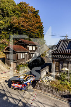 12/11/2022 - 11 NEUVILLE Thierry (bel), WYDAEGHE Martijn (bel), Hyundai Shell Mobis World Rally Team, Hyundai i20 N Rally 1, action during the Rally Japan 2022, 13th round of the 2022 WRC World Rally Car Championship, from November 10 to 13, 2022 at Nagoya, Japan - AUTO - WRC - RALLY JAPAN 2022 - RALLY - MOTORI