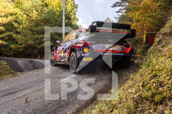 12/11/2022 - 08 TANAK Ott (est), JARVEOJA Martin (est), Hyundai Shell Mobis World Rally Team, Hyundai i20 N Rally 1, action during the Rally Japan 2022, 13th round of the 2022 WRC World Rally Car Championship, from November 10 to 13, 2022 at Nagoya, Japan - AUTO - WRC - RALLY JAPAN 2022 - RALLY - MOTORI