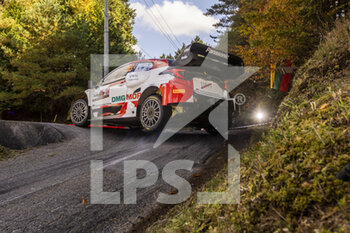12/11/2022 - 69 ROVANPERA Kalle (fin), HALTTUNEN Jonne (FIN), Toyota Gazoo Racing WRT, Toyota GR Yaris Rally 1, action during the Rally Japan 2022, 13th round of the 2022 WRC World Rally Car Championship, from November 10 to 13, 2022 at Nagoya, Japan - AUTO - WRC - RALLY JAPAN 2022 - RALLY - MOTORI