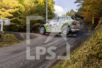 12/11/2022 - 21 LINDHOLM Emil (fin), HAMALAINEN Reeta (fin), Toksport WRT 2, Skoda Fabia Evo, action during the Rally Japan 2022, 13th round of the 2022 WRC World Rally Car Championship, from November 10 to 13, 2022 at Nagoya, Japan - AUTO - WRC - RALLY JAPAN 2022 - RALLY - MOTORI