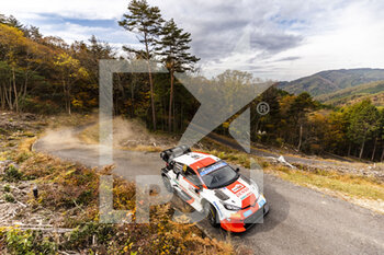 13/11/2022 - 69 ROVANPERA Kalle (fin), HALTTUNEN Jonne (FIN), Toyota Gazoo Racing WRT, Toyota GR Yaris Rally 1, action during the Rally Japan 2022, 13th round of the 2022 WRC World Rally Car Championship, from November 10 to 13, 2022 at Nagoya, Japan - AUTO - WRC - RALLY JAPAN 2022 - RALLY - MOTORI