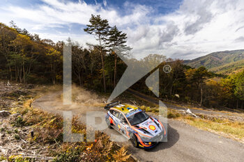 13/11/2022 - 08 TANAK Ott (est), JARVEOJA Martin (est), Hyundai Shell Mobis World Rally Team, Hyundai i20 N Rally 1, action during the Rally Japan 2022, 13th round of the 2022 WRC World Rally Car Championship, from November 10 to 13, 2022 at Nagoya, Japan - AUTO - WRC - RALLY JAPAN 2022 - RALLY - MOTORI