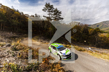 13/11/2022 - 21 LINDHOLM Emil (fin), HAMALAINEN Reeta (fin), Toksport WRT 2, Skoda Fabia Evo, action during the Rally Japan 2022, 13th round of the 2022 WRC World Rally Car Championship, from November 10 to 13, 2022 at Nagoya, Japan - AUTO - WRC - RALLY JAPAN 2022 - RALLY - MOTORI
