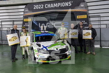 13/11/2022 - LINDHOLM Emil (fin), Toksport WRT 2, Skoda Fabia Evo, portrait HAMALAINEN Reeta (fin), Toksport WRT 2, Skoda Fabia Evo, portrait during the Rally Japan 2022, 13th round of the 2022 WRC World Rally Car Championship, from November 10 to 13, 2022 at Nagoya, Japan - AUTO - WRC - RALLY JAPAN 2022 - RALLY - MOTORI