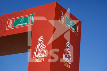 2022-12-28 - Dakar illustration during the Dakar 2023’s Administrative and Technical scrutineering, from December 28 to 30, 2022 at Sea Camp near Yanbu, Saudi Arabia - AUTO - DAKAR 2023 - SCRUTINEERING - RALLY - MOTORS