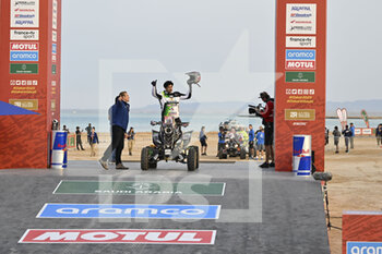 2022-12-31 - 166 ENRICO Giovanni (che), Enrico Racing Team, Yamaha, Quad, action during the Starting podium ceremony of the Dakar 2023, on December 31, 2022 near Yanbu, Saudi Arabia - AUTO - DAKAR 2023 - PODIUM START - RALLY - MOTORS