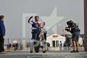 2022-12-31 - 73 INTERNO Tiziano (ita), Rally Pov, KTM, Moto, Original by Motul, action during the Starting podium ceremony of the Dakar 2023, on December 31, 2022 near Yanbu, Saudi Arabia - AUTO - DAKAR 2023 - PODIUM START - RALLY - MOTORS