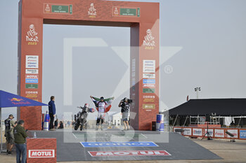 2022-12-31 - 73 INTERNO Tiziano (ita), Rally Pov, KTM, Moto, Original by Motul, action during the Starting podium ceremony of the Dakar 2023, on December 31, 2022 near Yanbu, Saudi Arabia - AUTO - DAKAR 2023 - PODIUM START - RALLY - MOTORS