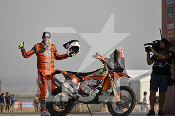 2022-12-31 - 39 MELOT Benjamin (fra), Team Esprit KTM, KTM, Moto, Original by Motul, action during the Starting podium ceremony of the Dakar 2023, on December 31, 2022 near Yanbu, Saudi Arabia - AUTO - DAKAR 2023 - PODIUM START - RALLY - MOTORS