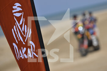 2022-12-31 - illustration during the Starting podium ceremony of the Dakar 2023, on December 31, 2022 near Yanbu, Saudi Arabia - AUTO - DAKAR 2023 - PODIUM START - RALLY - MOTORS