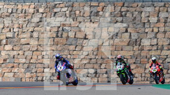 2022-04-09 - N°1 Toprak Razgatlioglu TUR Yamaha YZF R1 Pata Yamaha WorldSBK Team
N°65 Jonathan Rea  GBR Kawasaki Zx-10RR Kawasaki Racing Team WorldSBK
N°19 Alvaro Bautista ESP  Ducati Panigale V4R ARUBA.IT Racing - Ducati
 - PIRELLI ARAGON ROUND - FIM SUPERBIKE WORLD CHAMPIONSHIP 2022 - RACE 1 - SUPERBIKE - MOTORS