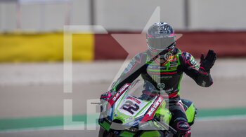 2022-04-10 - N°22 Alex Lowes GBR Kawasaki ZX-10RR Kawasaki Racing Team WorldSBK - PIRELLI ARAGON ROUND - FIM SUPERBIKE WORLD CHAMPIONSHIP 2022 - RACE 2 - SUPERBIKE - MOTORS