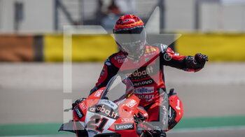 2022-04-10 - N°21 Michael Ruben Rinaldi ITA Ducati Panigale V4 R Aruba.it Racing - DUCATI - PIRELLI ARAGON ROUND - FIM SUPERBIKE WORLD CHAMPIONSHIP 2022 - RACE 2 - SUPERBIKE - MOTORS