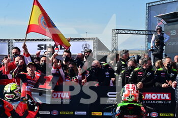 2022-04-10 - N°19 Alvaro Bautista ESP  Ducati Panigale V4R ARUBA.IT Racing - Ducati - PIRELLI ARAGON ROUND - FIM SUPERBIKE WORLD CHAMPIONSHIP 2022 - SUPERPOLE RACE - SUPERBIKE - MOTORS