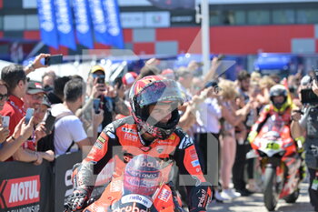 2022-06-11 - N°21 Michael Ruben Rinaldi ITA Ducati Panigale V4 R Aruba.it Racing - DUCATI - PIRELLI EMILIA-ROMAGNA ROUND FIM SUPERBIKE WORLD CHAMPIONSHIP 2022 - RACE1 - SUPERBIKE - MOTORS
