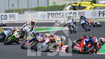 2022-06-12 - N°47 Alex Bassani  ITA  Ducati Panigale V4 R Motocorsa Racing - PIRELLI EMILIA-ROMAGNA ROUND FIM SUPERBIKE WORLD CHAMPIONSHIP 2022 - RACE2 - SUPERBIKE - MOTORS