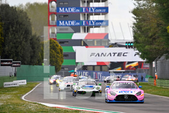 2022-04-03 - 
April 03, 2022 in Imola, Italy. Start
 - GT FANATEC WORLD CHALLENGE ROUND 1 (DAY3) - GRAND TOURISM - MOTORS