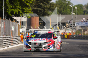 08/05/2022 - 18 MONTEIRO Tiago (PRT,) Équipe LIQUI MOLY Engstler, Honda Civic Type R TCR, action during the WTCR - Race of France 2022, 1st round of the 2022 FIA World Touring Car Cup, from May 7 to 8 in Pau, France - WTCR - RACE OF FRANCE 2022, 1ST ROUND OF THE 2022 FIA WORLD TOURING CAR CUP  - TURISMO E GRAN TURISMO - MOTORI