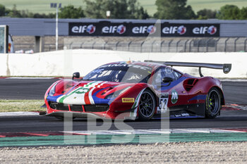 2022-05-14 - 52 Machiels Louis (bel),Bertolini Andrea (ita), AF Corse, Ferrari 488 GT3, action during the 2nd round of the 2022 GT World Challenge Europe Sprint Cup, from May 13 to 15 on the Circuit de Nevers Magny-Cours in Magny-Cours, France - 2ND ROUND OF THE 2022 GT WORLD CHALLENGE EUROPE SPRINT CUP - GRAND TOURISM - MOTORS