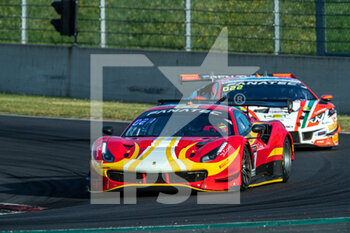 2022-05-14 - 21 Delacour Hugo (fra), Sbirrazzuoli Cedric (mon), AF Corse, Ferrari 488 GT3, action during the 2nd round of the 2022 GT World Challenge Europe Sprint Cup, from May 13 to 15 on the Circuit de Nevers Magny-Cours in Magny-Cours, France - 2ND ROUND OF THE 2022 GT WORLD CHALLENGE EUROPE SPRINT CUP - GRAND TOURISM - MOTORS
